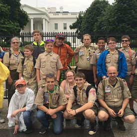 ​Boy Scouts from Troop 61 in Corning saw the White House and many other historic landmarks