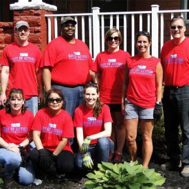 Corning employees participated in United Way’s 2016 Day of Action.